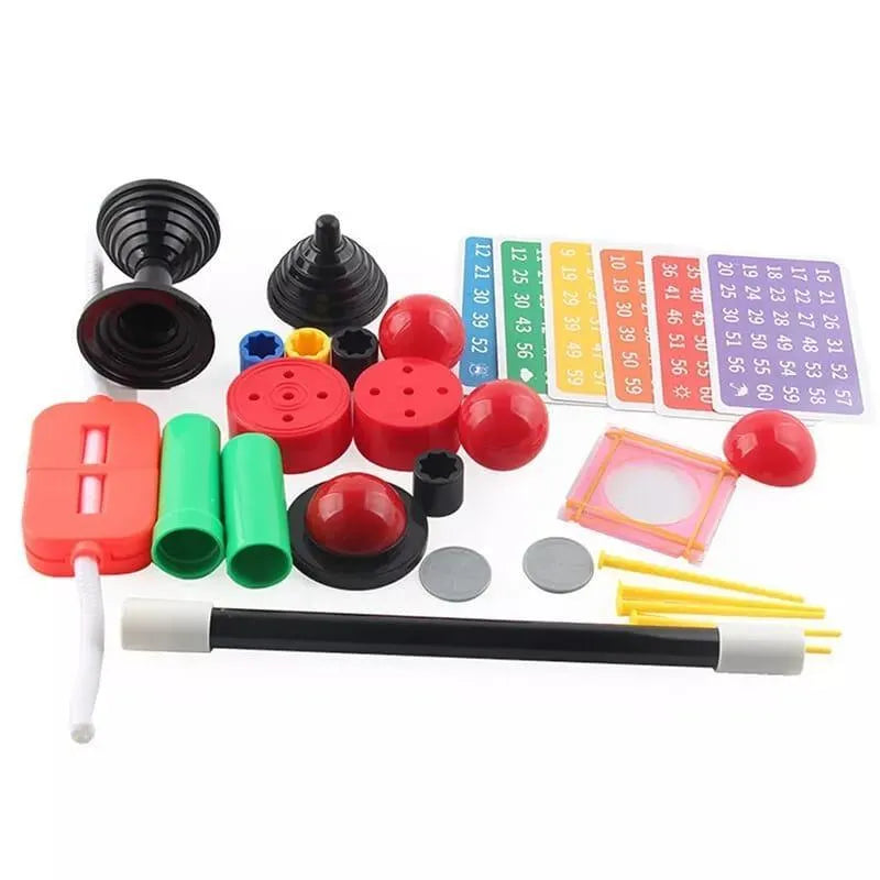 Magic Tricks Kit for Kids Safe Plastic Multicolor