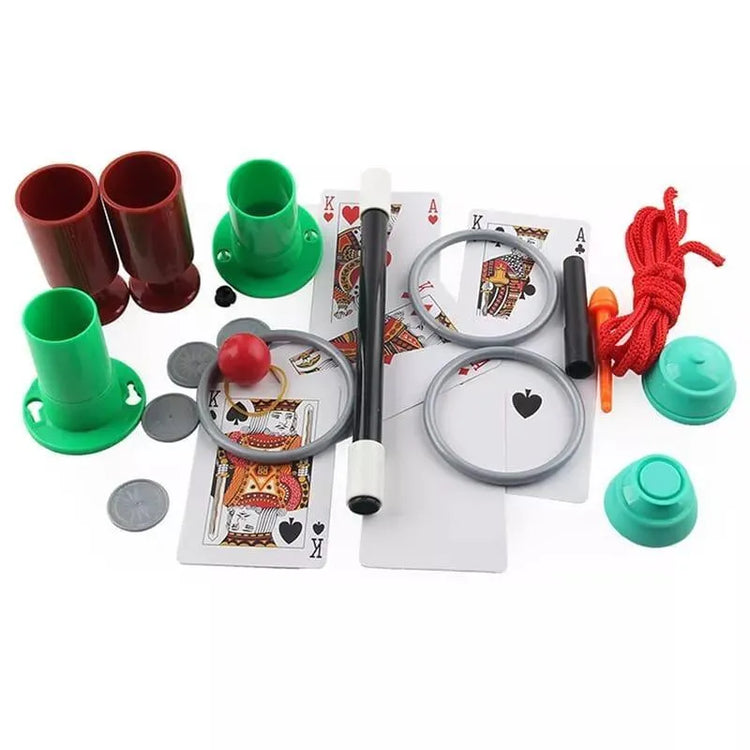 Magic Tricks Kit for Kids Safe Plastic Multicolor