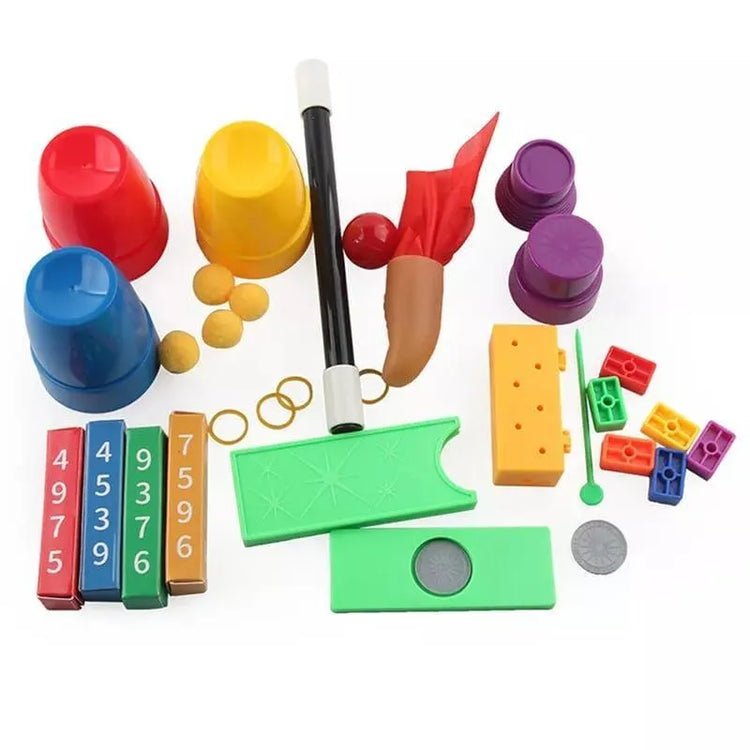 Magic Tricks Kit for Kids Safe Plastic Multicolor