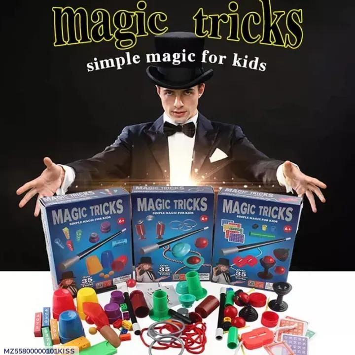 Magic Tricks Kit for Kids Safe Plastic Multicolor
