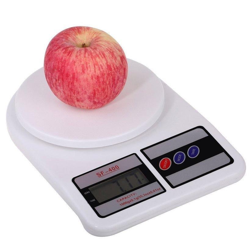 SF-400 Digital Kitchen Weighing Scale 1g to 10kg – Electronic Gram Scale with LCD Display for Cooking & Baking