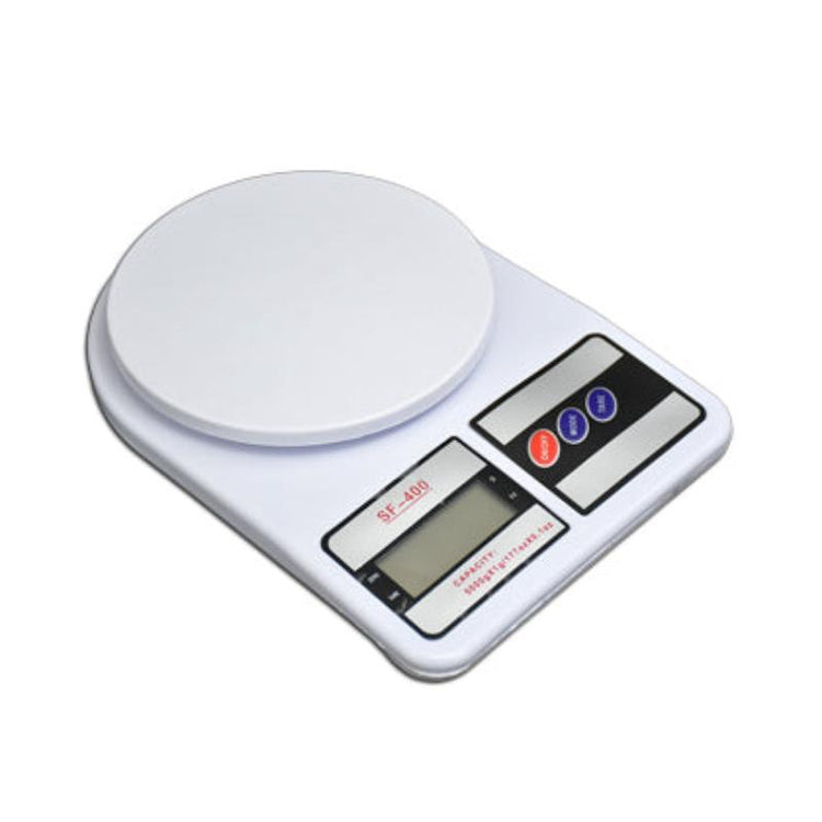 SF-400 Digital Kitchen Weighing Scale 1g to 10kg – Electronic Gram Scale with LCD Display for Cooking & Baking