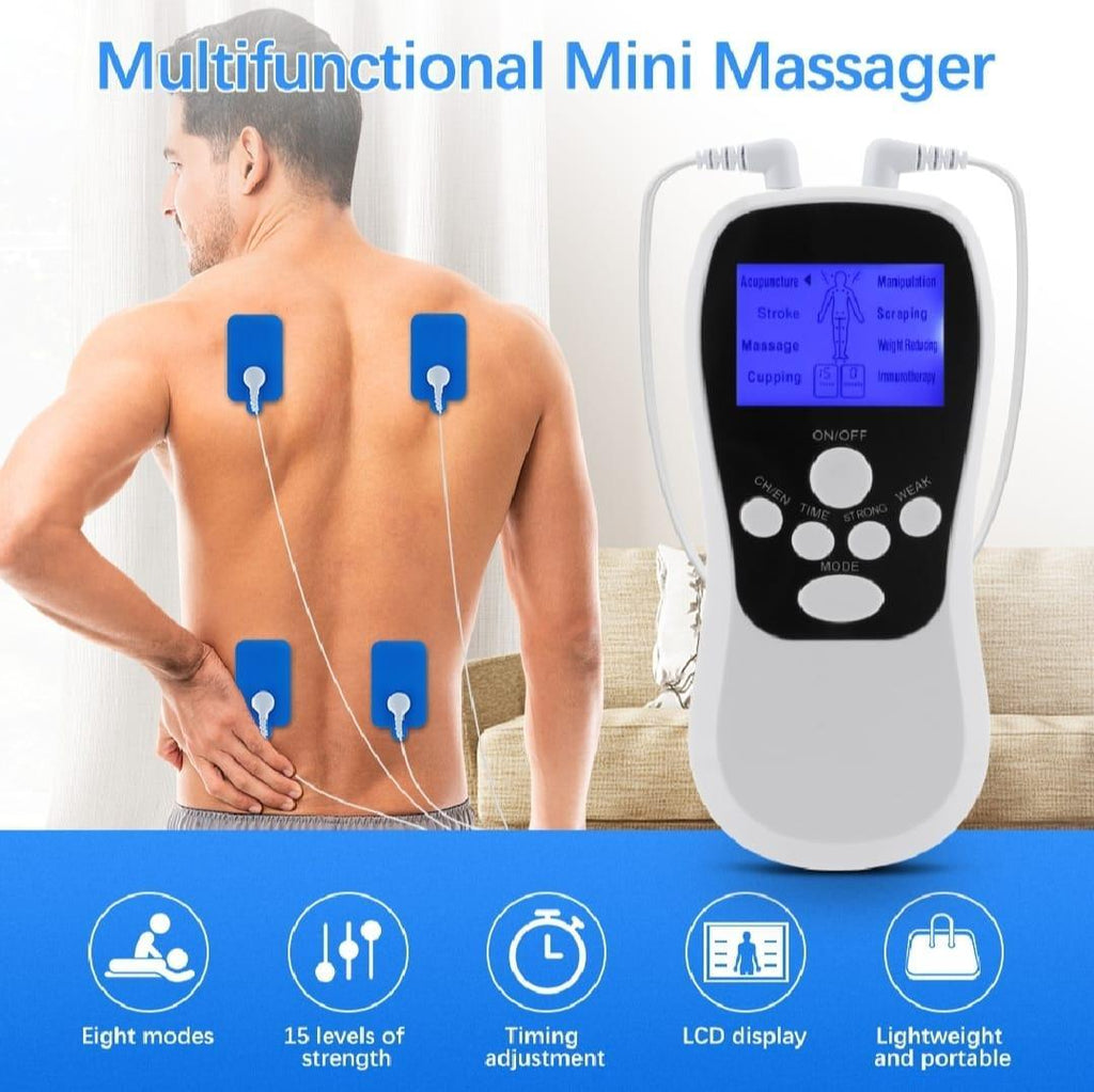 Multifunctional Mini Electric Massager for Full Body Muscle Relief Best for targeting buyers looking for deep muscle and pain relief.