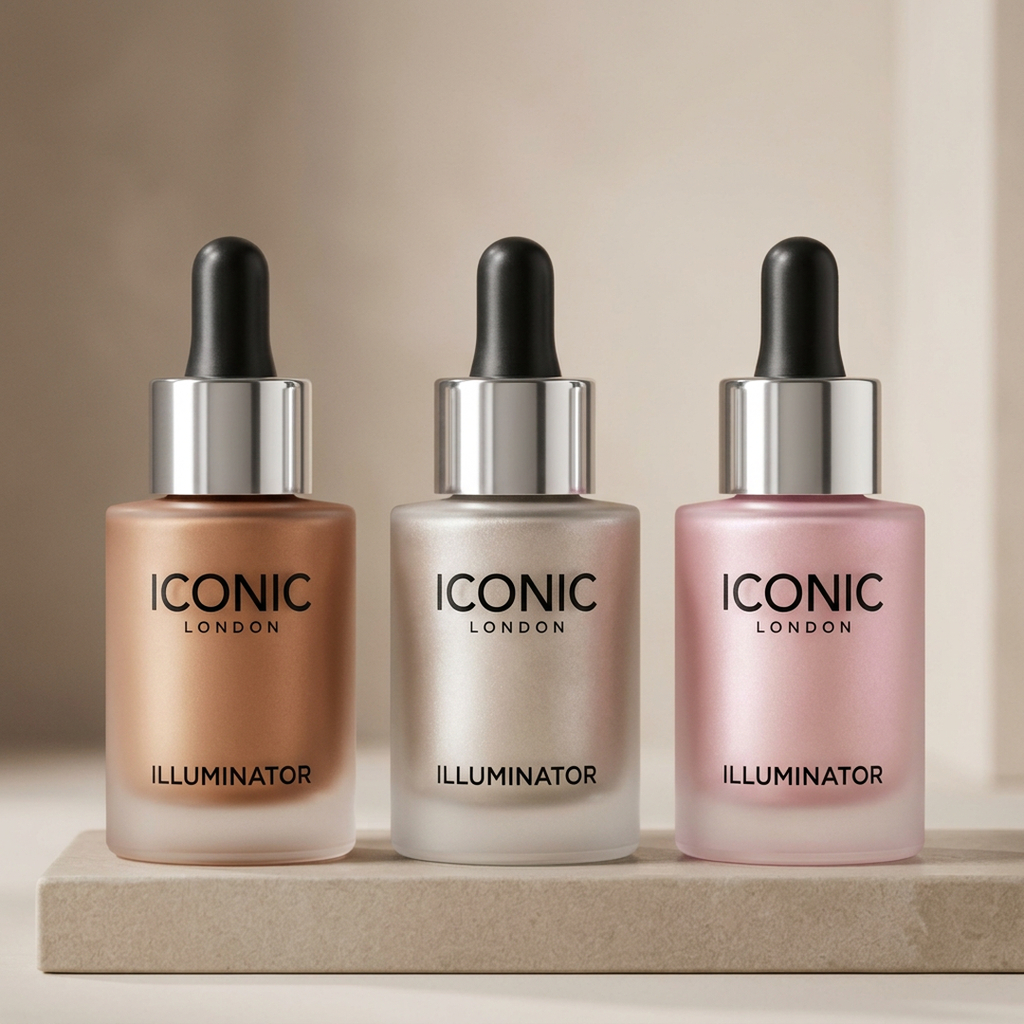 Iconic London Liquid Illuminator Highlighter (3 Radiant Glow Shades)