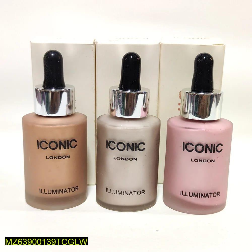 Iconic London Liquid Illuminator Highlighter (3 Radiant Glow Shades)