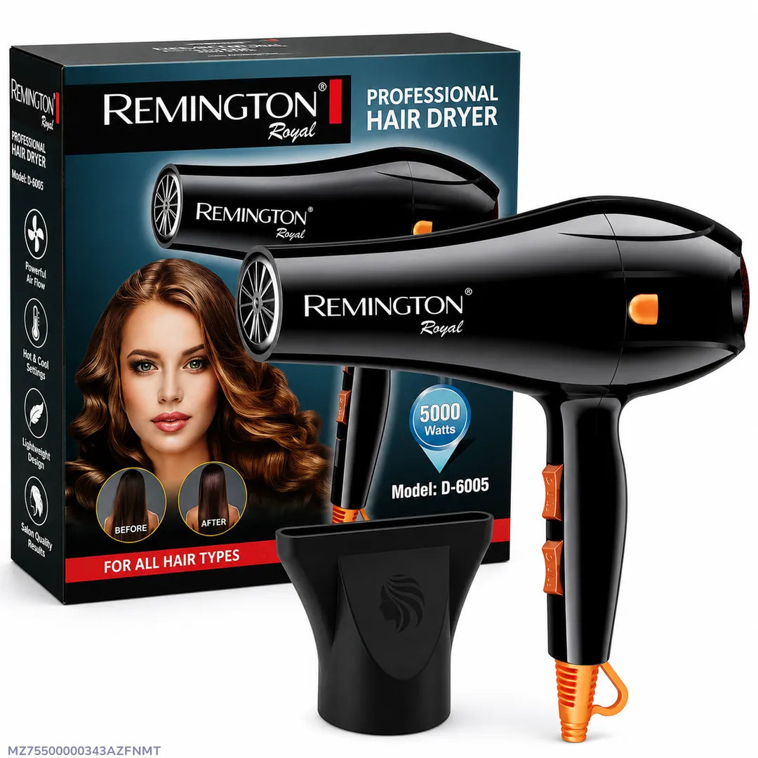 Remington D6005 High-Speed Ionic Hair Dryer for Fast Drying