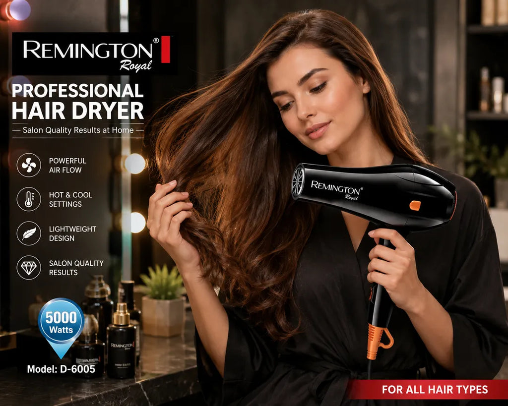 Remington D6005 High-Speed Ionic Hair Dryer for Fast Drying