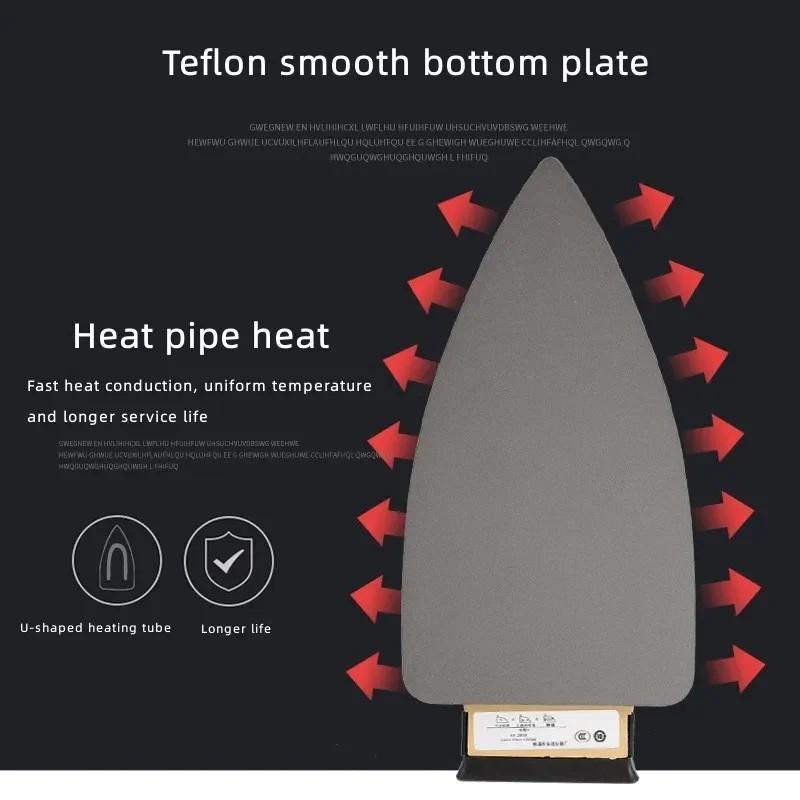 Compact 1000W Portable Dry Iron with Non-Stick Coating
