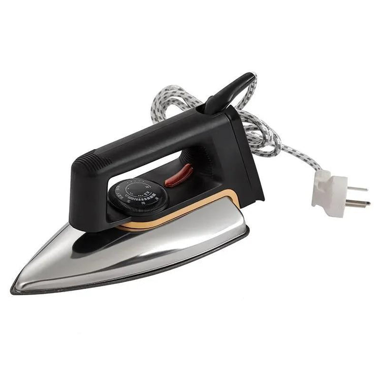 Compact 1000W Portable Dry Iron with Non-Stick Coating
