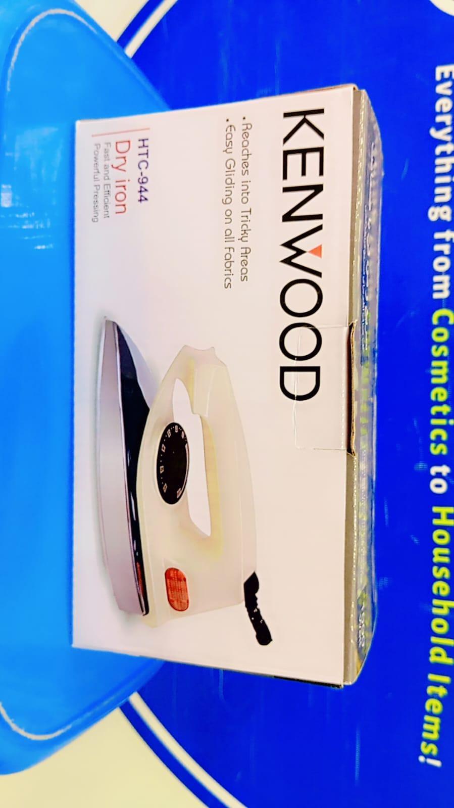 Compact 1000W Portable Dry Iron with Non-Stick Coating