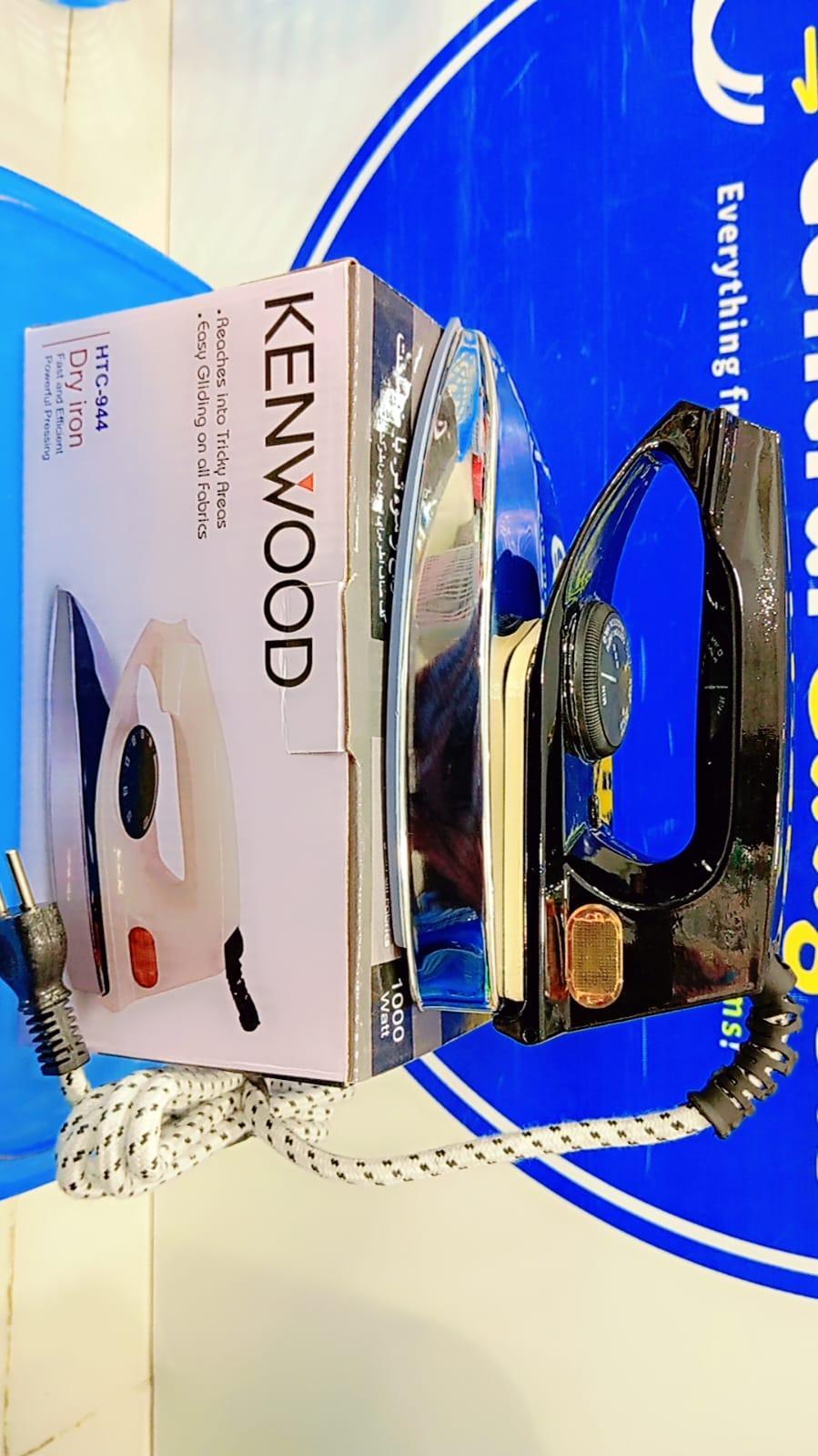 Compact 1000W Portable Dry Iron with Non-Stick Coating