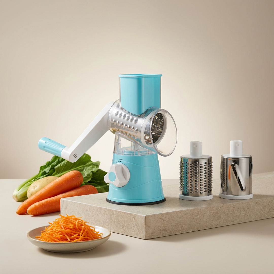Green Vegetable Cutter ABS Plastic Kitchen Tool