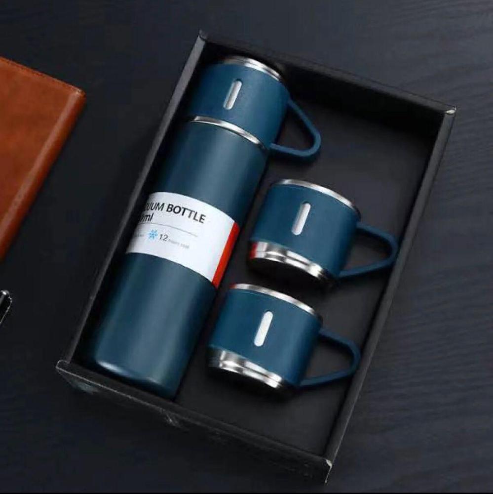 Stylish Vacuum Flask Set for Office & Travel Use