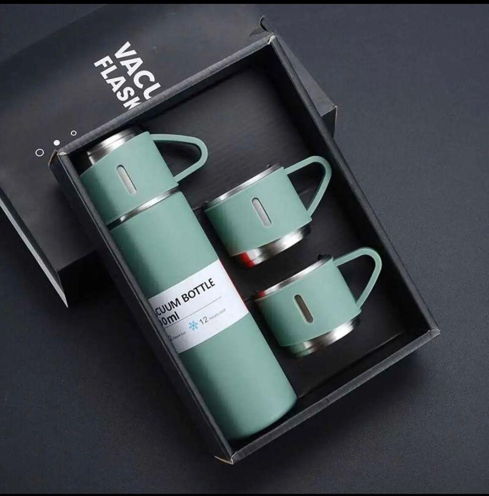 Stylish Vacuum Flask Set for Office & Travel Use