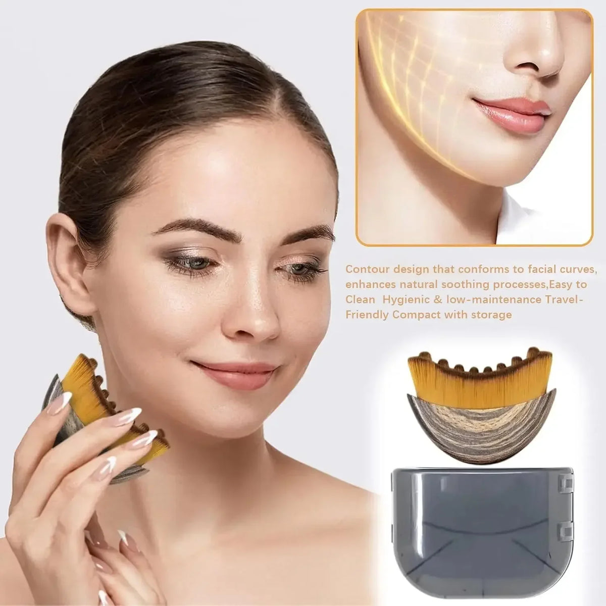 Facial Contour & Drainage Brush