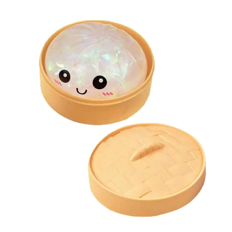 Dumpling Squishy Toys Colorful Steamed