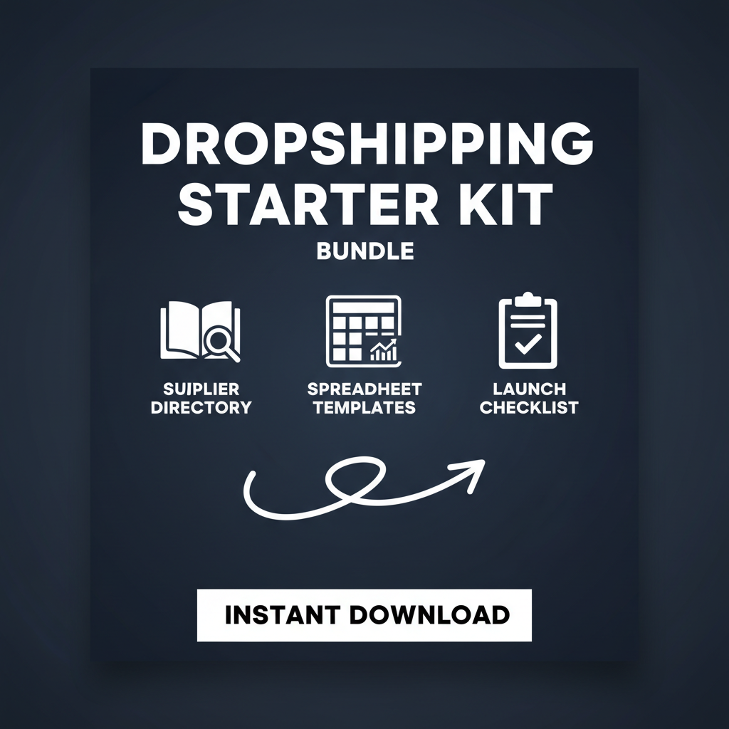 Dropshipping Starter Kit digital product cover