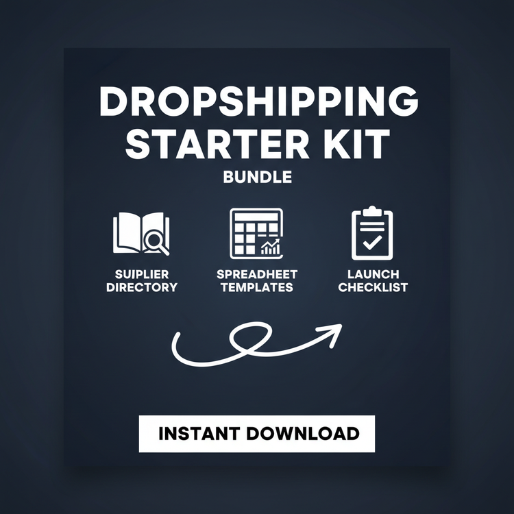 Dropshipping Starter Kit digital product cover