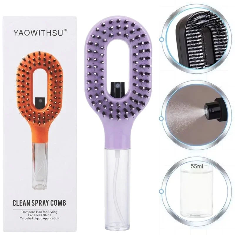 2-in-1 Misting Styling Brush & Spray