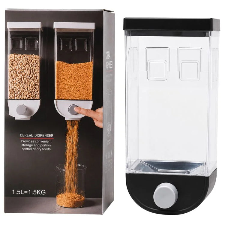 1.5L Wall Mounted One-Touch Cereal Dispenser