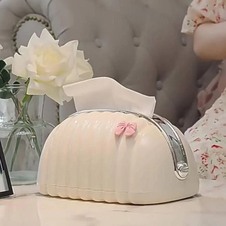 Elegant Shell Shape Wave Pattern Tissue Box Holder for Home & Office