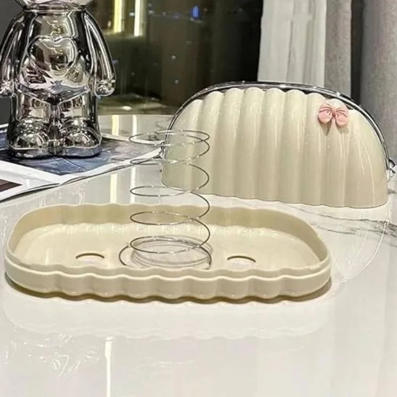 Elegant Shell Shape Wave Pattern Tissue Box Holder for Home & Office