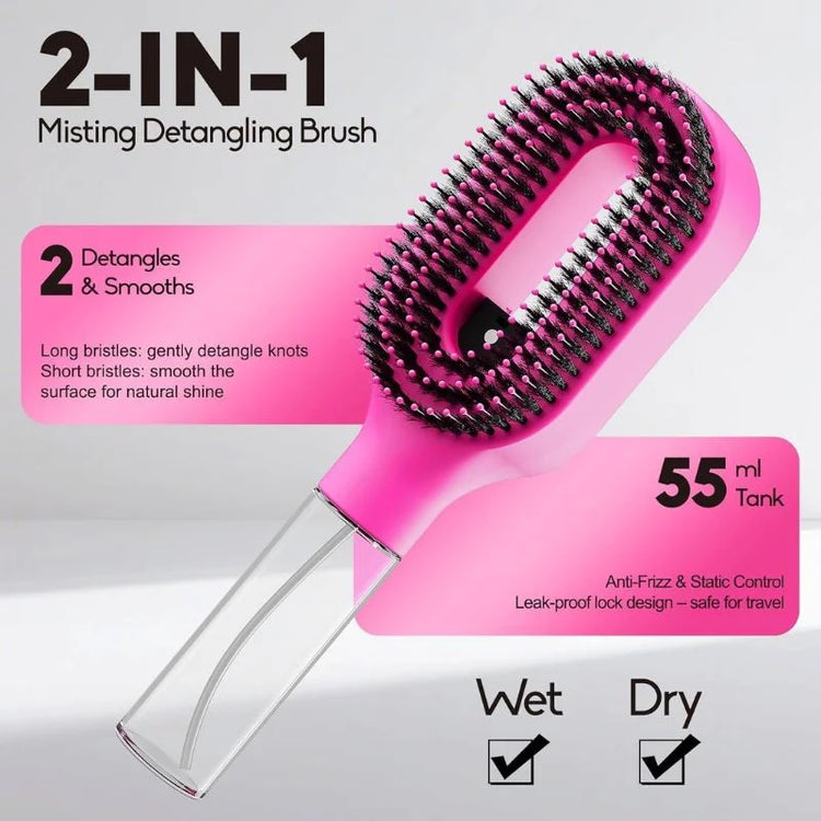 2-in-1 Misting Styling Brush & Spray